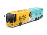 大型バスでCT検査、富士フイルムの移動式健診センター「NURA Express」インドで稼働へ 画像