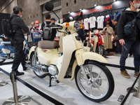原付免許で乗れる110ccのホンダ『スーパーカブ』発表、発売時期は「もうしばらく」…大阪モーターサイクルショー2025 画像