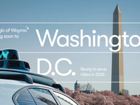 グーグル「ウェイモ」、米ワシントンD.C.で完全自動運転タクシーサービス…2026年から 画像