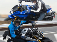 【スズキ KATANA vs GSX-S1000 徹底比較】傑作「K5」エンジンが生んだ“血統書付き”の2台、その違いとは…佐川健太郎 画像