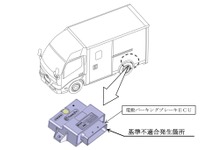 日野がデュトロZ EVなど1222台をリコール…電動パーキングブレーキの解除、作動ができない 画像