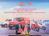 ビンファストの商用EVバンや電動スクーター活用、東南アジア最大の通販「ショッピー」が配送に 画像