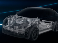 日産『リーフ』次期型、新型電動パワートレイン「3-in-1」初採用へ…モーターは214馬力 画像