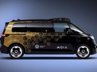 VW『ID. Buzz』ベース、自動運転車の量産モデル登場…2026年から欧米で運行へ 画像