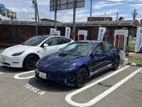 テスラ急速充電「スーパーチャージャー」、ファミリーマートが秋田県に初設置 画像