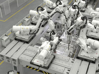 ABB、自動車の製造ライン向け大型ロボット3機種発表…車体のスポット溶接を効率化 画像