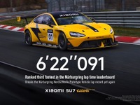 ニュル最速の電動エグゼクティブ、シャオミ『SU7 Ultra』は約1066万円から 画像