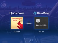 クアルコム「Snapdragon Cockpit 」で互換性検証完了、シリコン・モーションのUFSソリューション車載化へ 画像