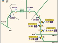 東京外環道、千葉県内の4つのインターチェンジがETC専用に…9月2日から 画像