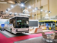 中国ユートン、新型電気バス『IC12E』をドイツで発表、航続510km 画像