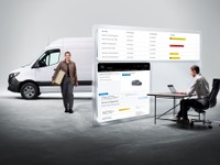 メルセデスベンツ、商用車の稼働時間最大化へ…無償デジタル支援サービス開始 画像