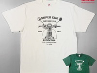 ホンダ『スーパーカブ』をデザイン、半袖Tシャツ販売開始 画像