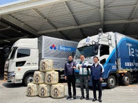 自動運転トラックで日本酒輸送、鈴与・T2・月桂冠が3社共同で実証 画像