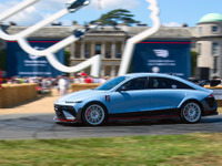ヒョンデ、650馬力の高性能EV『アイオニック6 N』をグッドウッド2025で世界初公開 画像