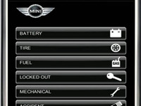 MINI がスマートフォンと連携、ロードサービス…世界初 画像