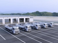 日野の無人自動運転トラック5台が24時間稼働、舗装テストコースで耐久実験開始 画像