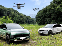 ヒョンデ、電動SUV『アイオニック9』活用のドローンステーション開発…森林復旧支援へ 画像