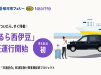 「交通空白」解消へ、シェア乗りタクシー「のるら西伊豆」、土肥港起点に8月実証運行開始 画像