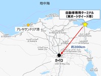 豊田通商、エジプト初の自動車専用ターミナル開業…大型船2隻が同時に着岸可能 画像