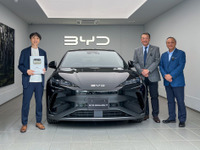 BYD、国内EV累計販売が5305台に…5000台目の『シーライオン7』を納車 画像