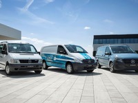 メルセデスベンツ『Vクラス』、商用版『Vito』が30周年…最新EVは航続480km 画像