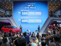 ビンファストの電動SUV『VF7』、右ハンドル仕様をインドネシアで発売 画像