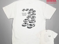 シビック歴代モデル勢揃い！「CIVIC ヒストリーTシャツ」丹波屋栃木くらしっくで発売 画像