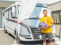 カーステイが鈴鹿8耐参戦チームに大型キャンピングカーを提供…レースに集中できるように 画像