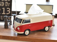 VW「T1」バスを忠実に再現、ティッシュケース発売…タイヤが回転 画像