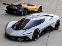 未来の2つの『コルベット』、電動化でパワーは2000馬力…バキュームファンによる革新的エアロ技術も 画像