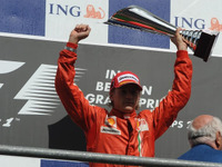 ライコネン、涙の今季初勝利…ベルギーGP 画像