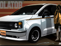 ホンダ『フリード』がニューレトロに!? ダムドが専用ボディキットのデザインを先行公開　発売は2025年冬 画像