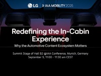 LG、車載エンタメを強化する新パートナーシップ発表へ…IAAモビリティ2025 画像