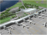 羽田空港の新国際線ターミナルビルの屋根に スライド工法を適用 画像