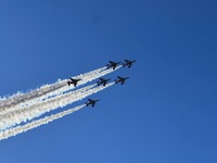 ブルーインパルス、世界陸上東京大会で展示飛行へ　9月13日 画像