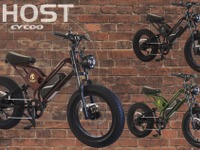 ファットバイクスタイルの電動アシスト自転車「CYCOO GHOST」に新色3色登場 画像