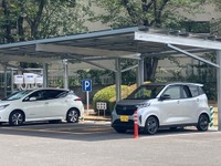 ソーラーカーポート＋EV充電器、コスモ石油中央研究所に設置…東洋エンジニアリング 画像