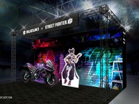 スズキが特別協賛で参加、「ストリートファイター6」コラボバイク展示へ…東京ゲームショウ2025 画像
