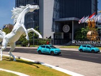 ビンファストのEVのみを使用、電動タクシー「グリーンSM」がインドネシア・マカッサルに進出 画像