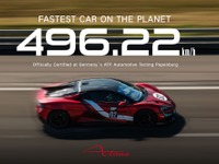 BYDの3000馬力EV『YANGWANG U9』、496.22km/hで世界最速市販車に…ブガッティ『シロン』超えた 画像