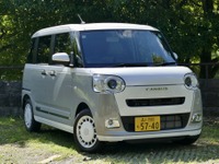 【ダイハツ ムーヴキャンバス 新型試乗】「ワゴンRスマイル」と双璧をなす“癒し軽”…島崎七生人 画像