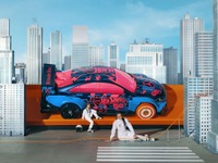 メルセデスベンツ『CLA』新型、実物大「Hot Wheels」に…アート作品を米国発表 画像
