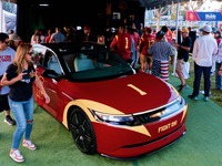 ソニー・ホンダの『AFEELA 1』、早くもカスタム…米大学フットボールチーム仕様に 画像