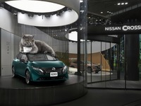 日産『オーラ』短編ドラマ、第3話公開…東京銀座で巨大猫モニュメント展示も開始 画像