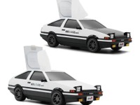 『頭文字D』のAE86がウェットティッシュケースに、前期と後期の2種類…ジャパンモビリティショー2025で販売 画像