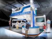 JAFが災害支援車を屋内で初展示、ロードサービス隊員による実演も…ジャパンモビリティショー2025 画像