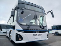 ヒョンデの電気バス「ELEC CITY TOWN」、関西万博で好評のEVを東京で披露へ…バステクin首都圏 画像