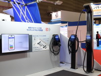EV充電のスタンダード、ニチコンの次なる注目ポイントは「商用急速充電器」と「AI対応」にアリ…ジャパンモビリティショー2025 画像
