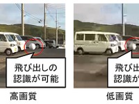NTT、自動運転の遠隔監視映像から物体認識率を推定する技術を開発 画像