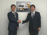 日産の小型トラック『アトラス』をEV化へ、日産車体傘下のオートワークス京都と開発支援契約…ヤマトモビリティ 画像